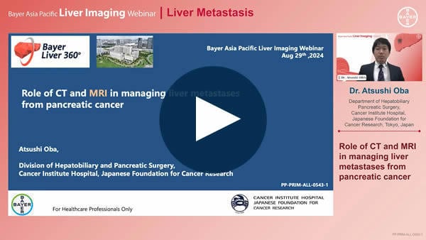Role of CT and MRI in managing liver metastases from pancreatic cancer
